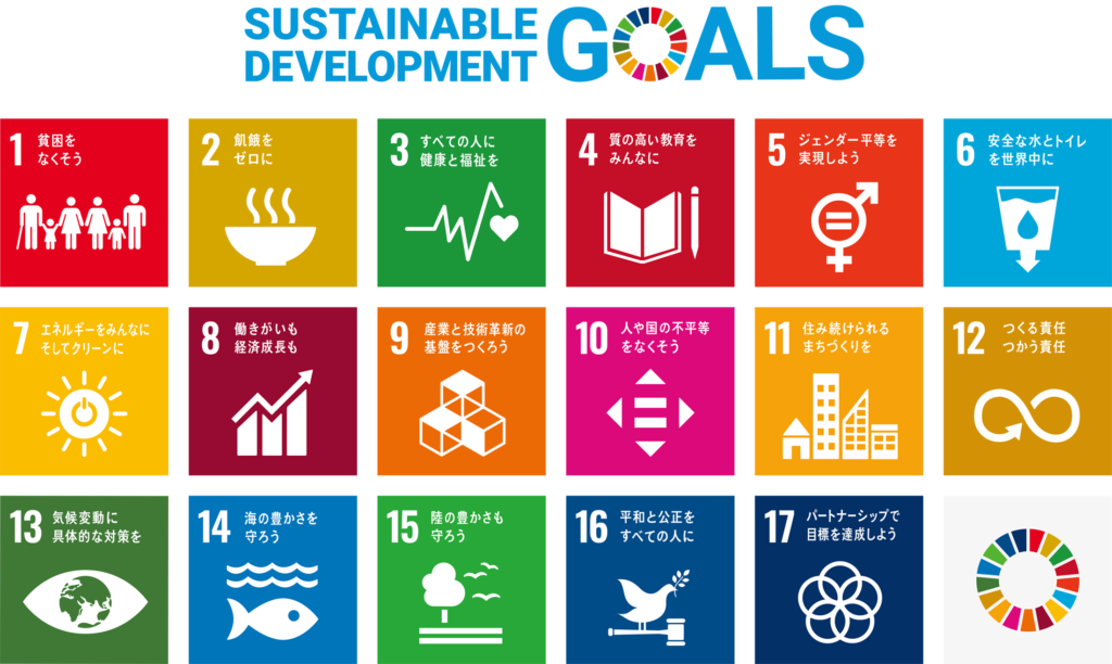 持続可能な開発目標 SDGsの17の目標